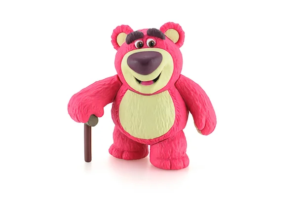 Lotso ayı figürü oyuncak karakter huggin — Stok fotoğraf