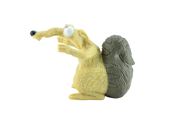 Scrat toy character from Ice Age animation film. — Stock Photo, Image