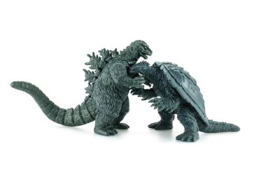 Godzilla vs gamera ölüm savaş şekil.