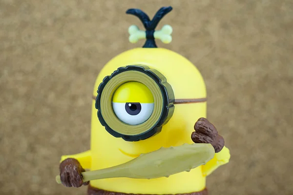 Cro-Minion fictional character from Minions animated — Stock Photo, Image
