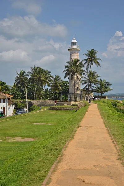 Deniz feneri şehirde Galle, Sri Lanka — Stok fotoğraf