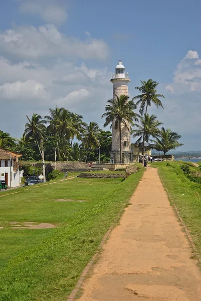 Latarnia morska w miasta Galle, Sri Lanka — Zdjęcie stockowe