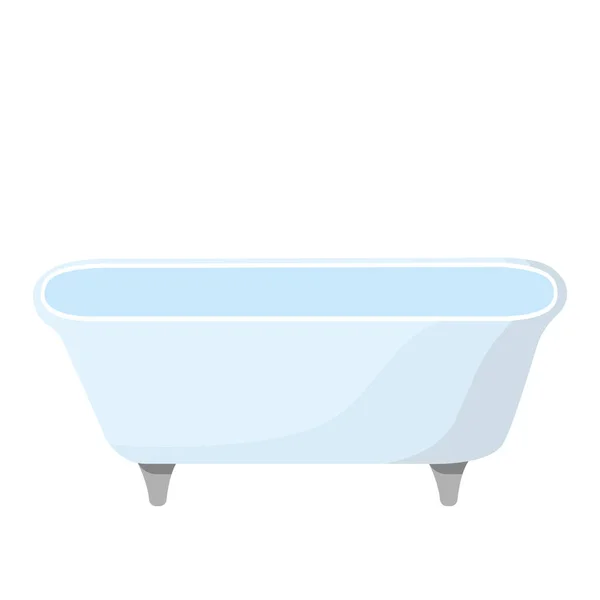 Cartoon Vector Illustration Object Bathroom Bathtub — Stock Vector