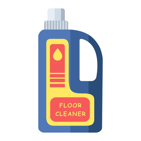 卡通矢量图解对象地板清洁瓶 — 图库矢量图片