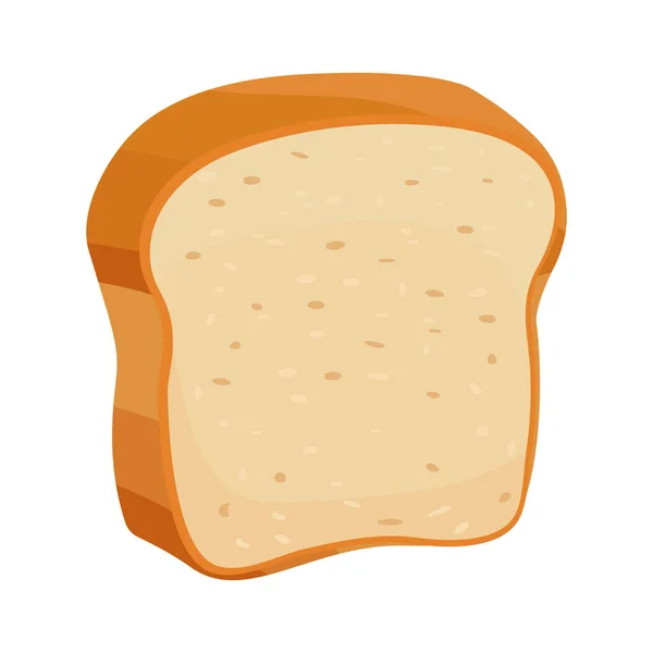 Cartoon Vector Illustration Isolated Object Delicious Flour Food Bakery Bread — Stock Vector