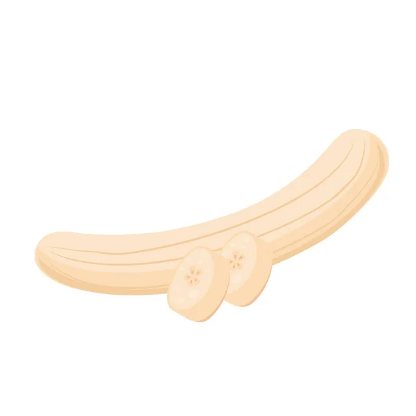 고립된 바나나 — 스톡 벡터