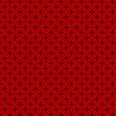 Seamless vintage Chinese window geometry check pattern background.