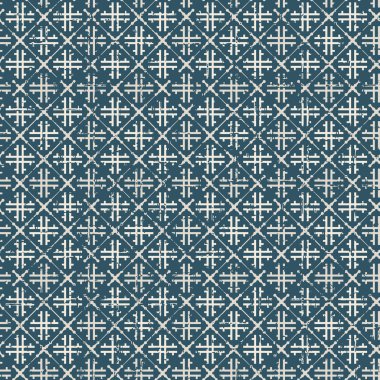 Seamless vintage worn out check pattern cloth background.