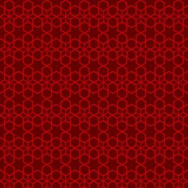 Seamless vintage Chinese window tracery star line pattern background.