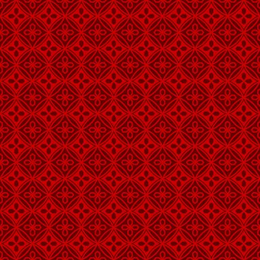 Sorunsuz Çin pencere oyma çokgen yuvarlak çiçek desen arka plan.