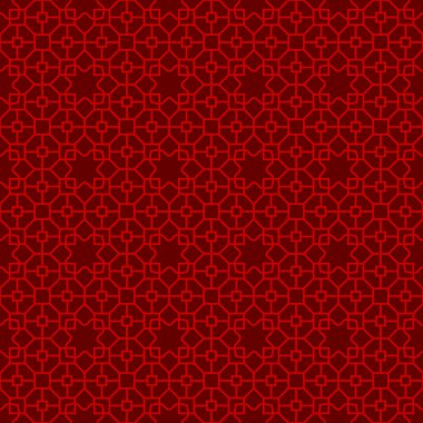 Sorunsuz Çin pencere oyma çokgen yıldız desen arka plan.