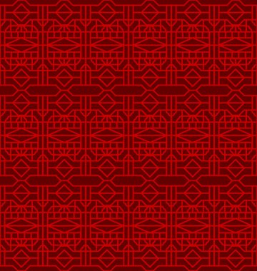 Sorunsuz Çin pencere oyma elmas geometri desen arka çapraz.