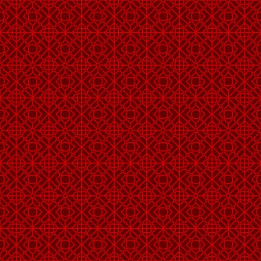 Sorunsuz Çin pencere oyma geometri yuvarlak elmas desen arka plan.