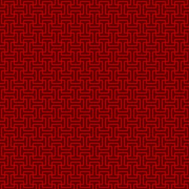 Çapraz kilit geometri hat desen arka plan sorunsuz Çin kafes.