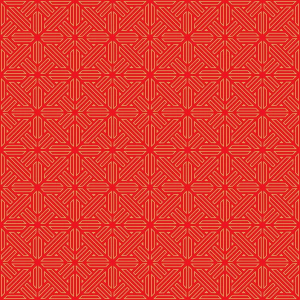 Golden seamless Chinese style window tracery lattice triangle geometry pattern background.