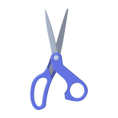 Mavi Makas Çizgi Film Çizimi