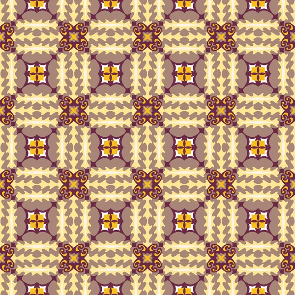 Naadloze achtergrondafbeelding van vintage elegante paarse zaagtand geometrie patroon. — Stockvector