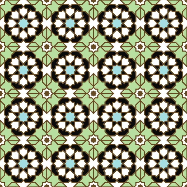 Imagem de fundo sem costura de vintage Islam estrela geometria padrão . — Vetor de Stock