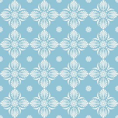 Sorunsuz arka plan resmi fan şeklinin çapraz çiçek deseni.