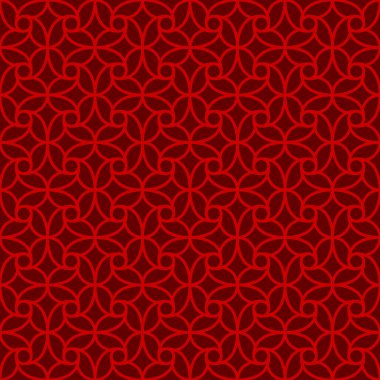 Sorunsuz vintage Çin pencere oyma yuvarlak eğrisi sarmal desen arka plan.