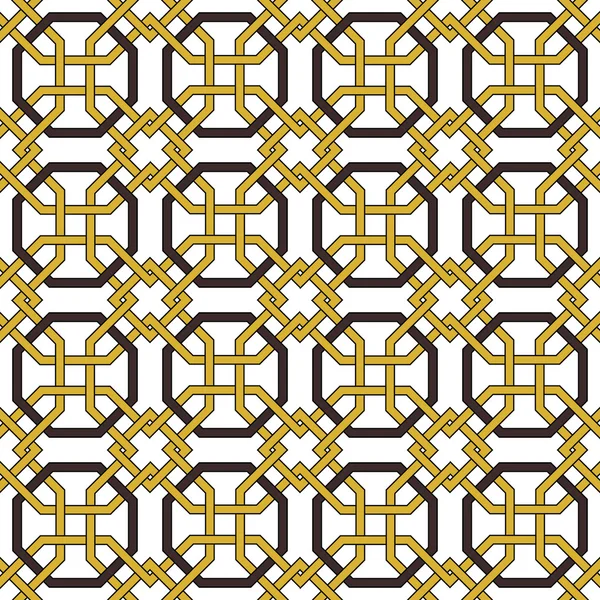 Imagem de fundo sem costura de vintage octagon frame cross pattern . — Vetor de Stock