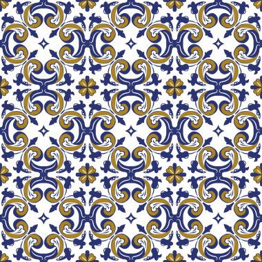 Sorunsuz arka plan görüntüsü Vintage sarmal çiçek yuvarlak çapraz kaleydoskop desen.