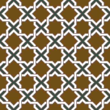 Vintage yıldız geometri sorunsuz arka plan resmini çapraz kare desen.