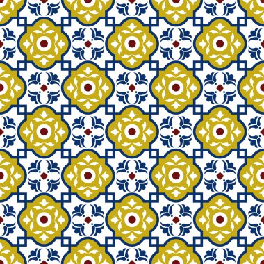 Sorunsuz arka plan görüntüsü Vintage kare çapraz geometri kaleydoskop desen.