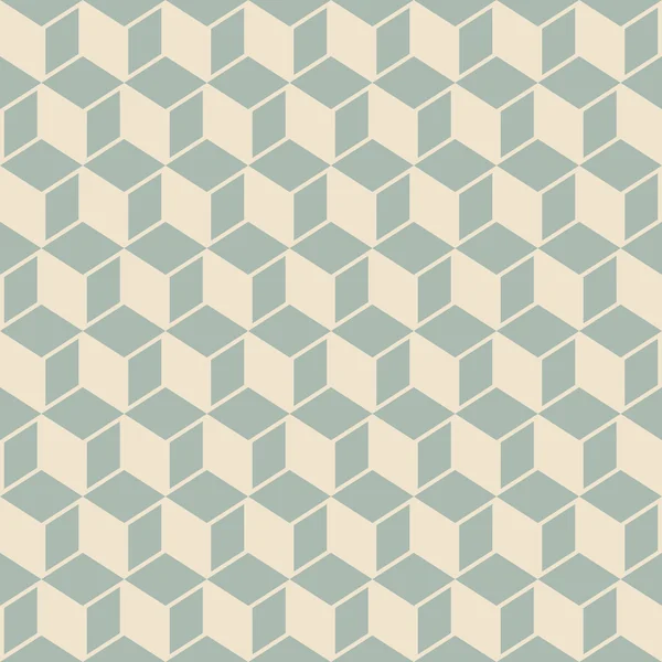 Elegante antieke achtergrondafbeelding van kubieke vierkante geometrie patroon. — Stockvector