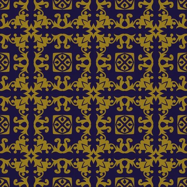 Elegante antike Hintergrundbild der Blume Reben Kaleidoskop-Muster. — Stockvektor