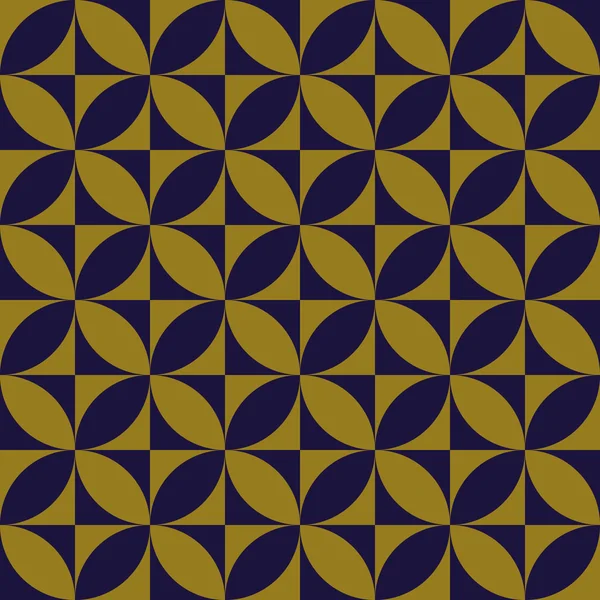 Elegante antieke achtergrondafbeelding van ronde vierkante geometrie patroon. — Stockvector
