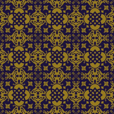 Zarif antika arka plan görüntüsü yuvarlak kare çapraz kaleydoskop desen.