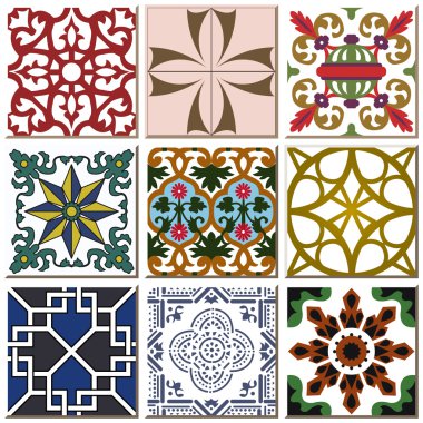 ceramic tile pattern combo_019