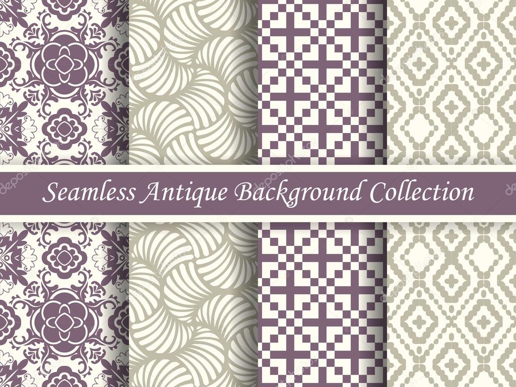 Antique seamless background collection_94