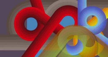 70 'lerin Retro Arkaplan animasyonu ile Groovy 1970' lerin sanat videosu. Minimalist Vintage tasarımı, eski moda renk çizimi.