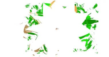 Graffiti konuşma balonu animasyonu. Soyut Çağdaş Mesajlaşma tabelası sokak sanatı dekorasyonu videosu, şehir boyama tarzında tartışma simgesi.