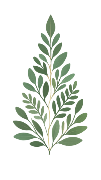 Eko Noel Ağaçları Botanik Yeşillik Tatil Çizimi