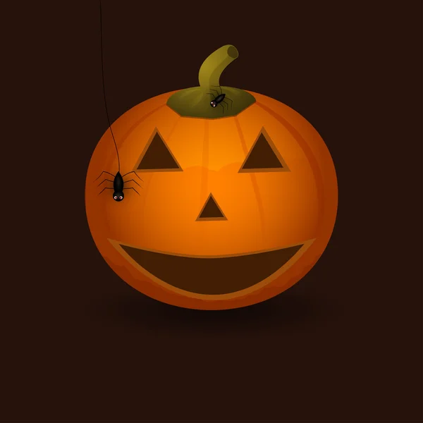 Halloween pumpa på dagen — Stock vektor