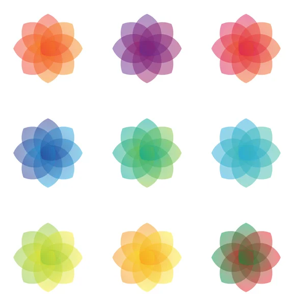 Lotus çiçeği Icon set