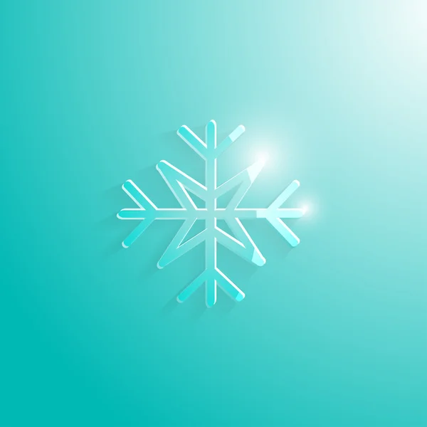 Cam kar tanesi simge tasarlamak