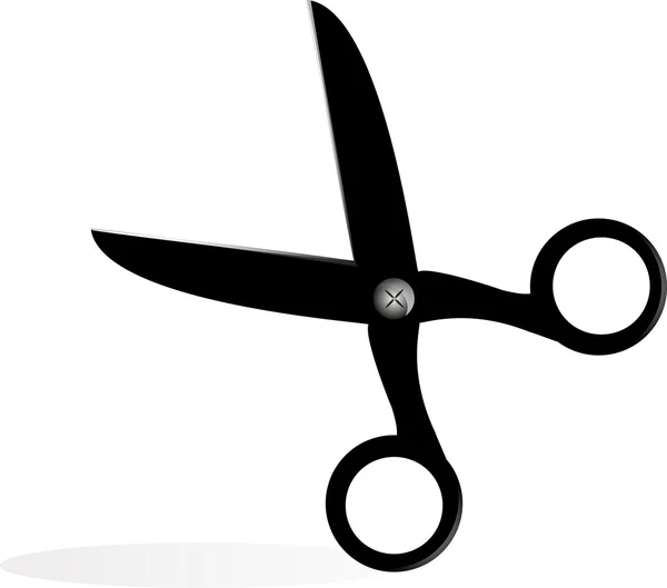 Beyaz bir arka plan üzerinde dikiş makas