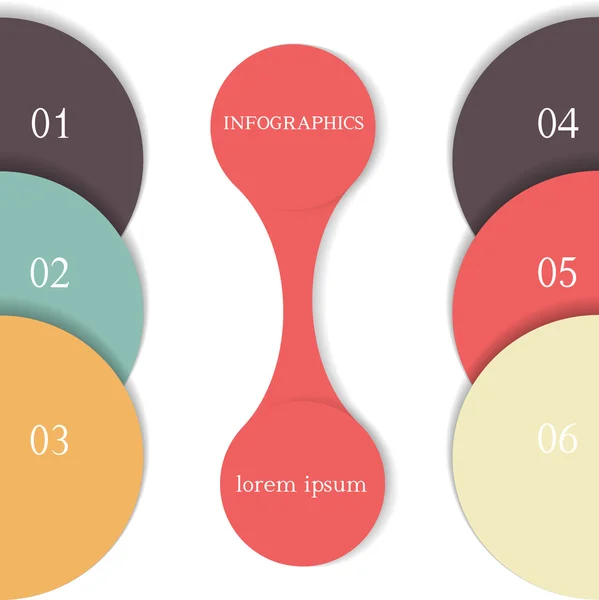 Çağdaş infographics illüstrasyon