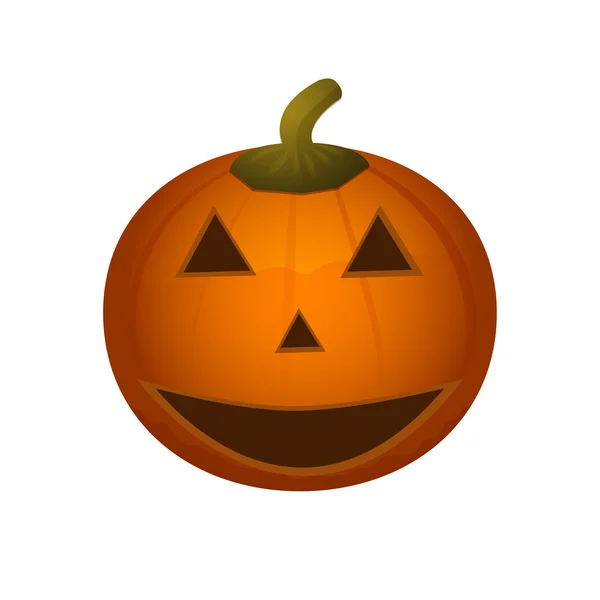 Calabaza de Halloween al día — Vector de stock