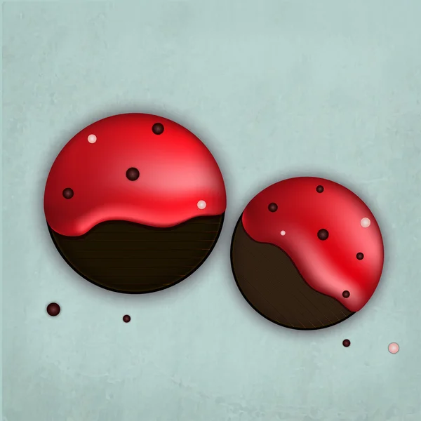 Çikolatalı kurabiye, illüstrasyon