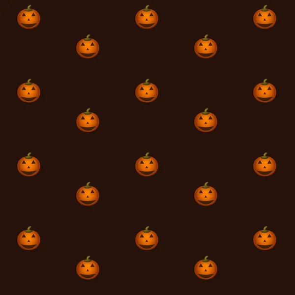 Patrón al día de la calabaza de Halloween — Vector de stock