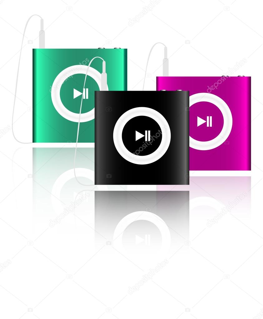 MP3 Player icon set