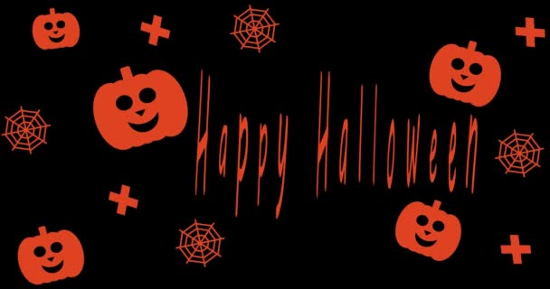 Halloween Holiday Sărbătorire Halloween Motion Animation — Videoclip de stoc