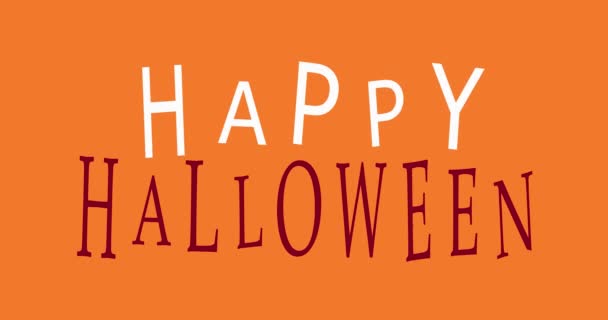 Halloween Holiday Celebration Halloween Motion Animation — Stockvideo