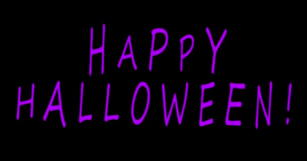 Halloween Holiday Святкування Halloween Motion Animation — стокове відео