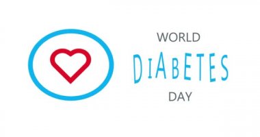 Dünya Diyabet Günü, Tıbbi Animasyon. Tıbbi konsept. Kasım ayı farkındalık kampanyaları için modern tarz logosu.